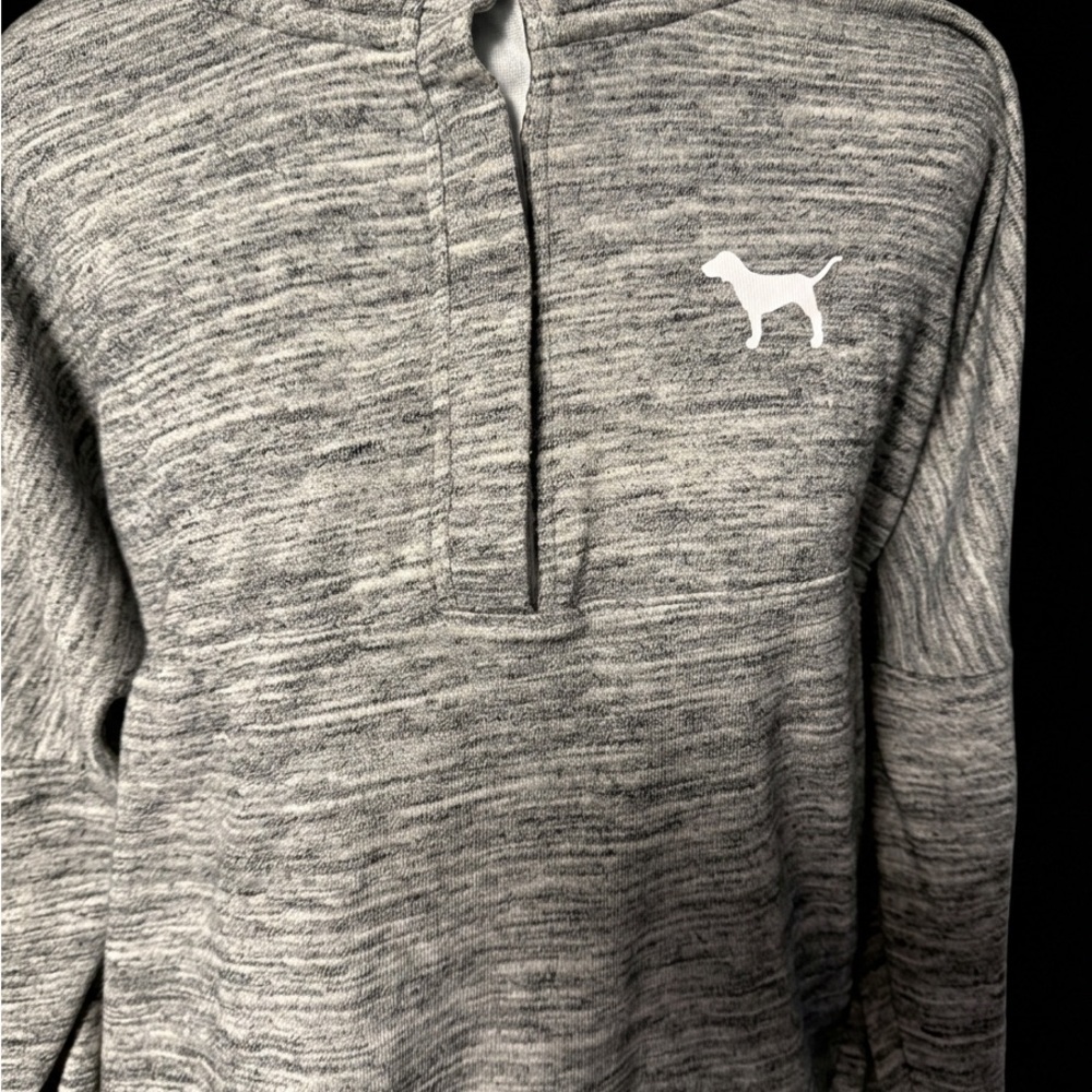 PINK Victoria's Secret Heathered Gray Sweater!
